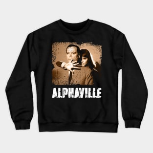 Nostalgic Noir Alphavilles Movie-Inspired Sci-Fi Iconic Fashion Graphic Tee Crewneck Sweatshirt